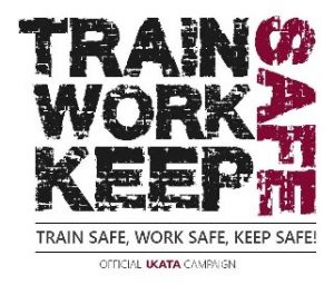 Train safe work safe keep safe logo